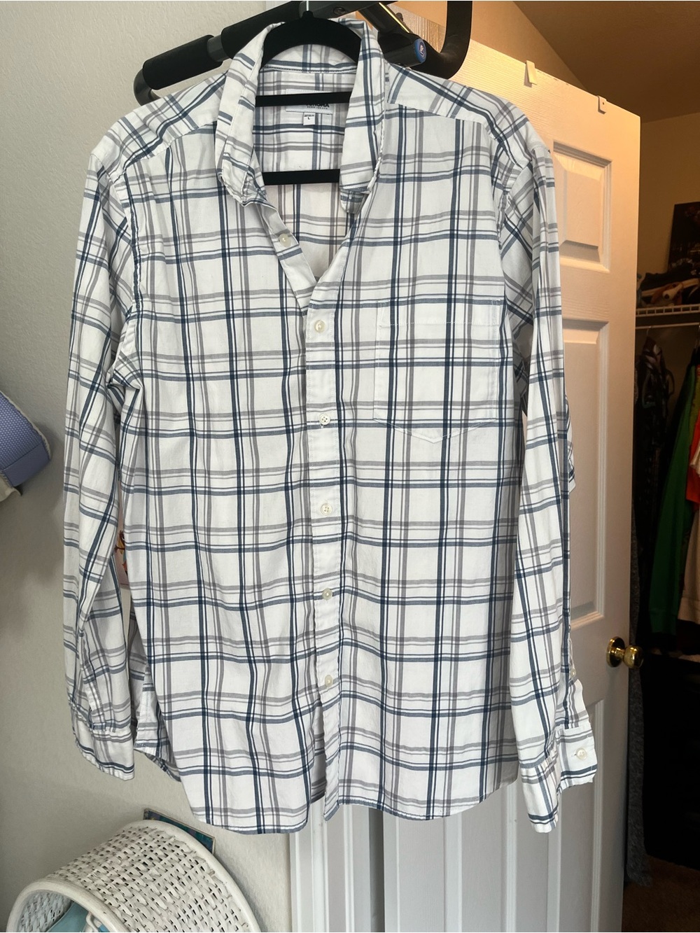 Sonoma plaid button-up shirt